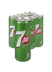 7Up Carbonated Soft Drink 245ml Pack of 6