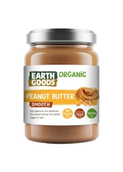 Earth Goods Organic Smooth Peanut Butter, 400g