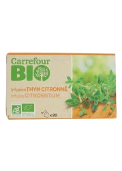 Carrefour Bio Infusion Thyme Lemon 30g