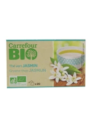 كارفور بيو ياسمين أخضر 20 كيس شاي