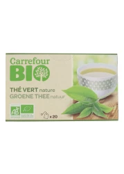Carrefour Bio Green Tea Nature 20 Tea Bags