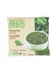 Carrefour Bio Minced Spinach 600g
