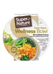 Super Nature Wellness Bowl Sri Lankan Curry With Root Vegetables And Ancient Grains 350g