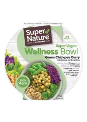 Super Nature Wellness Bowl Green Chickpea Curry With Quinoa And Brown Rice 350g