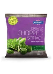 Emborg Organic Chopped Spinach 400g