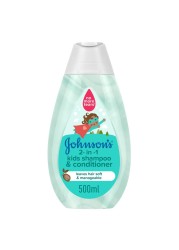 Johnson&rsquo;s 2-in-1 Kids Shampoo and Conditioner 500ml