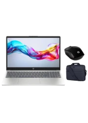 كمبيوتر محمول أتش بي 15-fd0159ne بشاشة مقاس 15.6 بوصة ومعالج كور i5 وذاكرة رام 16 جيغا ومحرك أقراص SSD سعة 512 جيغا وبطاقة رسوميات إنتل ايريس Xe - فضي طبيعي