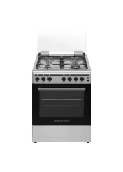 ويستبوينت طباخ غاز بأربع شعلاتWCLM6640-CI 60 سم - فضي