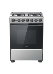 ميديا موقد غاز ​​4 شعلات EME6060-C - فولاذ مقاوم للصدأ 60×60 سم