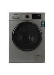 تيريم غسالة ملابس بتحميل أمامي سعة 8 كغ مع مجفف بسعة 5 كغ ، موديل TERWD8514MS - فضي