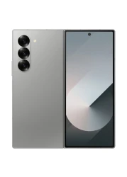 سامسونغ غالاكسي زد فولد 6 هاتف ذكي ثنائي الشريحة 12 غيغابايت RAM 512 غيغابايت 5G - فضي