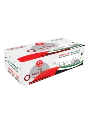 كارفور مناديل وجه ناعمة بيضاء بمناسبة اليوم الوطني لدولة الإمارات العربية المتحدة بيضاء مكونة من طبقتين 150 ورقة