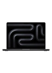 ابل ماك بوك برو 14 انش، 18 جيجابايت رام، 512 جيجابايت اس اس دي، اسود (شريحة ابل ام 3 برو، وحدة معالجة مركزية 11 نواة ووحدة معالجة رسومية 14 نواة، لوحة مفاتيح انجليزية/عربية، MRX33AB/A)