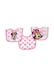 Disney Minnie Printed Cotton Bib 3 PCS