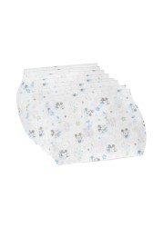 Disney Mickey Printed Disposable Baby Bib White 8 PCS