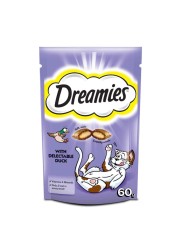 Dreamies Cat Treats with Delectable Duck 60g