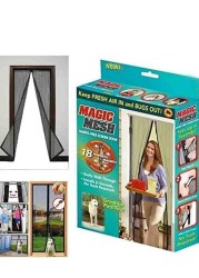 Radiotronics Magic Mesh ORIGINAL Magic Mesh Screen Net Door With Magnetic Fastening