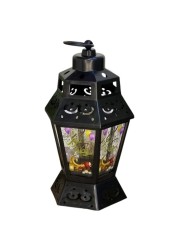 فانوس بلاستيكي مزخرف ليد أي دي-32076-بي 13x25 سم