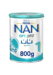 نستله نان أوبتي برو 1 تركيبة حليب للرضع حتى عمر 6 أشهر 800 غرام