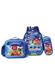 Baby Backpack 3Pcs Combo For Baby Girls With Adjustable Strap For School 12 Inch