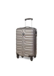 Cosmo Starline 4 Wheel Hard Casing Luggage Trolley Large 70cm Dark Grey