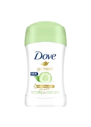 Dove Go Fresh Women&#39;S Antiperspirant Deodorant Stick With 48Hr Protection Cucumber &amp; Green Tea Alcohol Free Antiperspirant With &frac14; Moisturising Cream 40g