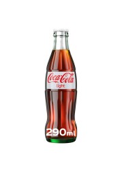 Coca-Cola Light Carbonated Soft Drink Glass Bottle 290ml