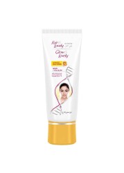 جلو أند لوفلي كريم الوجه بعامل حماية من الشمس SPF 30 50غرام - أبيض