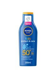 نيڤيا صان لوشن الشمس المرطب للأطفال صن كيدز مويستشرايزنغ SPF 50+ 200 مل