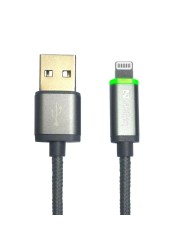 Sandberg Lightning Reversible LED Cable 1m Grey