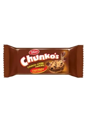 Tiffany Chunko's Bite-Sized Chocolate Chip and Chocolate Cream Sandwich Cookies, 40g