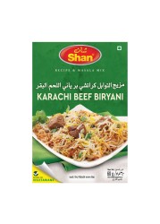 Shan Karachi Beef Biryani Recipe And Seasoning Mix 75g