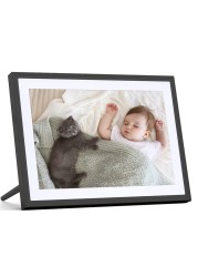 Frameo Digital Picture Frame 10.1 inch Digital Photo Frame with 1920 * 1200 IPS Full HD Touchscreen, 16GB WiFi Digital Picture Frame, Share Photos or Videos Instantly via Frameo App from Anywhere