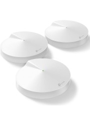 TP-Link Deco Mesh WiFi System(Deco M5) -Up To 5, 500 Sq. Ft. Whole Home Coverage And 100+ Devices, WiFi Router/Extender Replacement, Anitivirus, 3-Pack