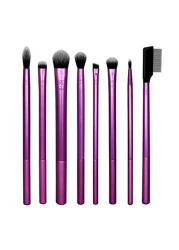 Real Techniques Everyday Eye Essentials Makeup Brush Kit - 8 Pieces