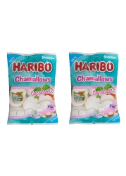 Haribo Chamallows Cocoballs Marshmallow with Coconut 62g Pack of 2