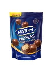 ماكفيتيز نيبلز قطع بسكويت بشوكولاطه مزدوجة 120 غرام