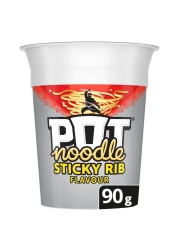 Pot Noodle Sticky Rib Flavour Instant Noodles 90g