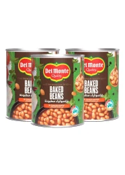 ديل مونتي فاصولياء مخبوزة في صلصة الطماطم 420 غرام حزمة من 3