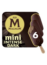Magnum Mini Intense Dark Ice Cream 55ml Pack of 6