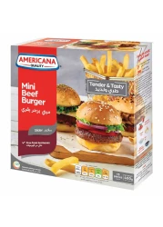 أمريكانا سلايدر برغر لحم بقري صغير (13 قطعة) 400 غرام