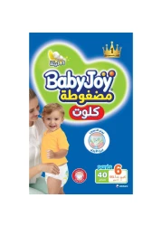 Baby Joy Culotte Diaper Junior Double Extra Large Size 6 16-23kg Mega Pack 40