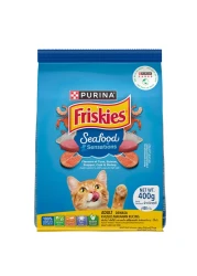 Purina Friskies Seafood Sensations Cat Food, 400g