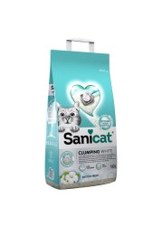 Sanicat Clumping White Cotton Fresh Cat Litter 10L