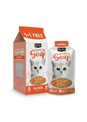 Kit Cat Savoury Soup Salmon 300g ( 6 X 50g )