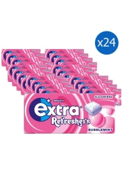 ريغليز إكسترا ريفريشرز علكة بنكهة النعناع خالية من السكر حزمة 15.6 غرام من 16