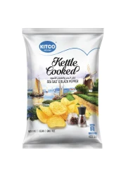 كيتكو كيتل رقائق المطبوخة بملح البحر والفلفل الأسود، 40 غرام