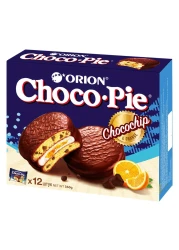 أوريون تشوكو باي كوكيز برقائق الشوكولاته والبرتقال والمارشميلو 360 غرام