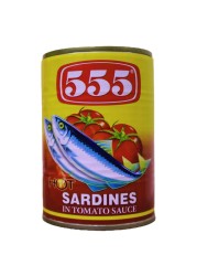 555 سردين حار في صلصة الطماطم 425 غرام