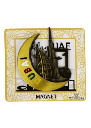 ويندسيرا أهلا الإمارات العربية المتحدة مغناطيس برموز تحت عنوان نصف قمر دبي - متعدد الألوان